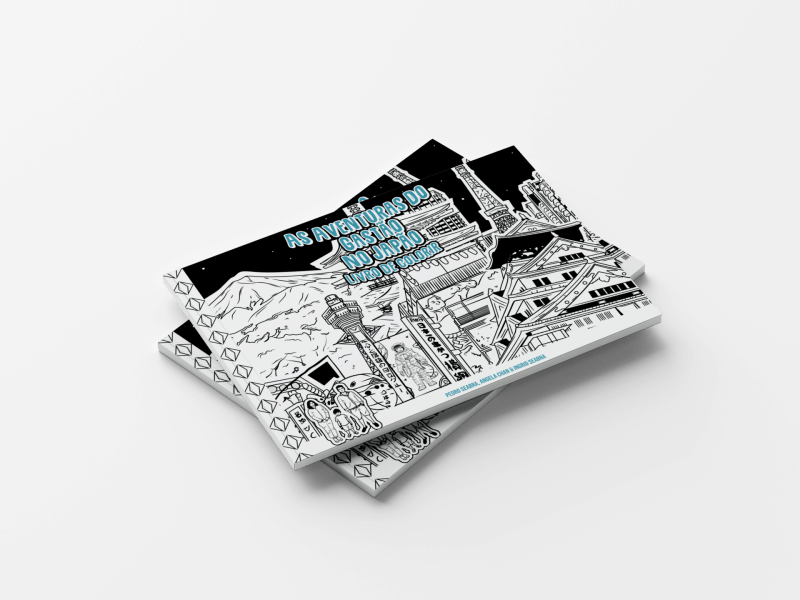 As Aventuras do Gastão no Japão Livro de Colorir 9781954145023 - Nonsuch Media Pte Ltd