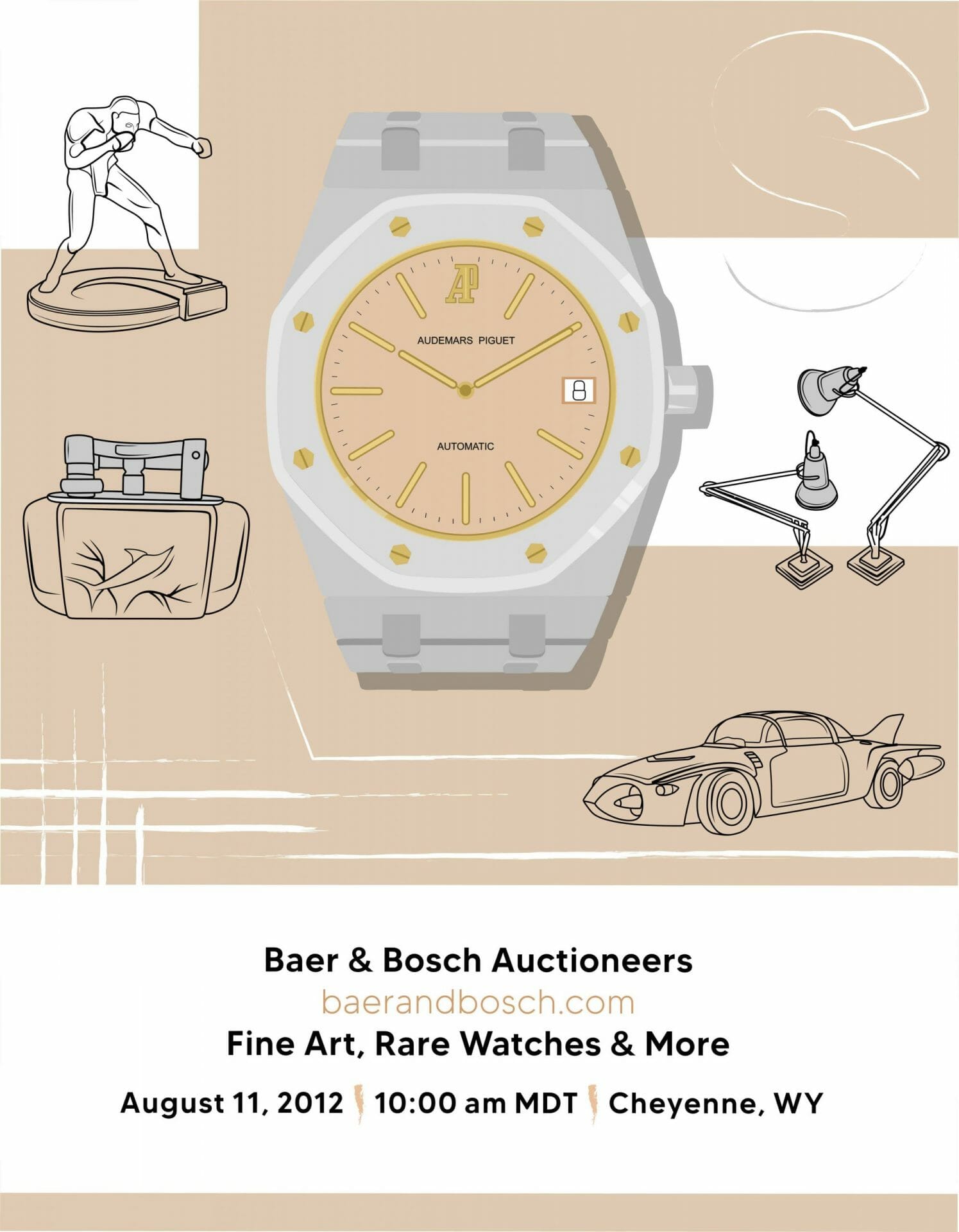 Fine Art, Rare Watches & More August 11, 2012 Auction Catalog - Baer & Bosch Auctioneers