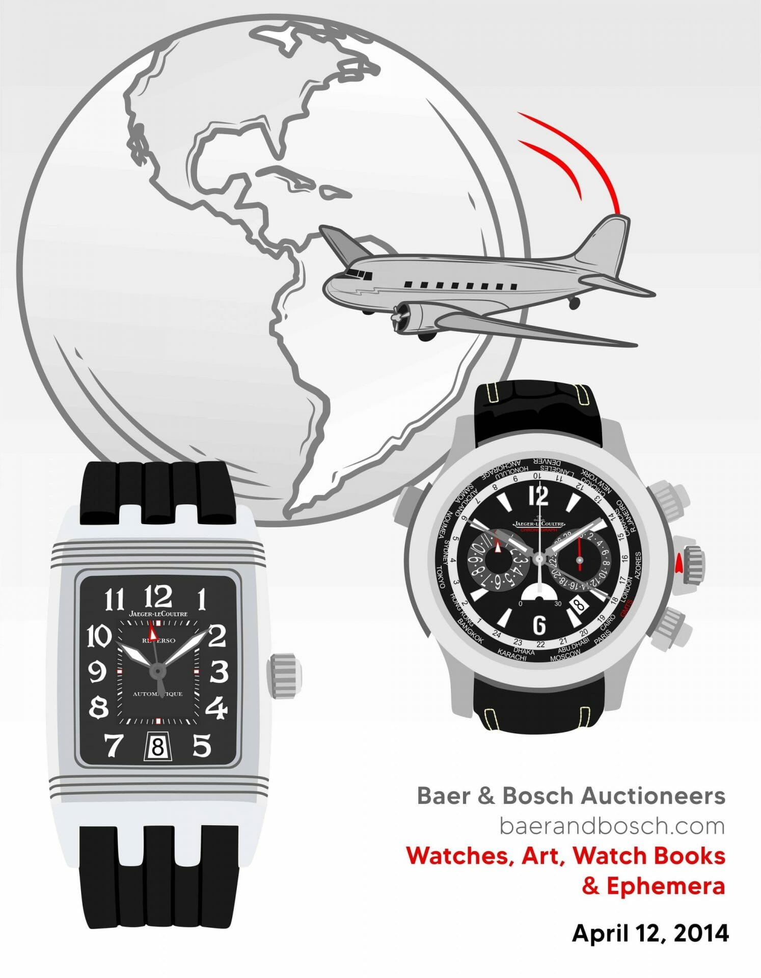 Watches, Art, Watch Books & Ephemera 04.12.14 Baer & Bosch Auctioneers