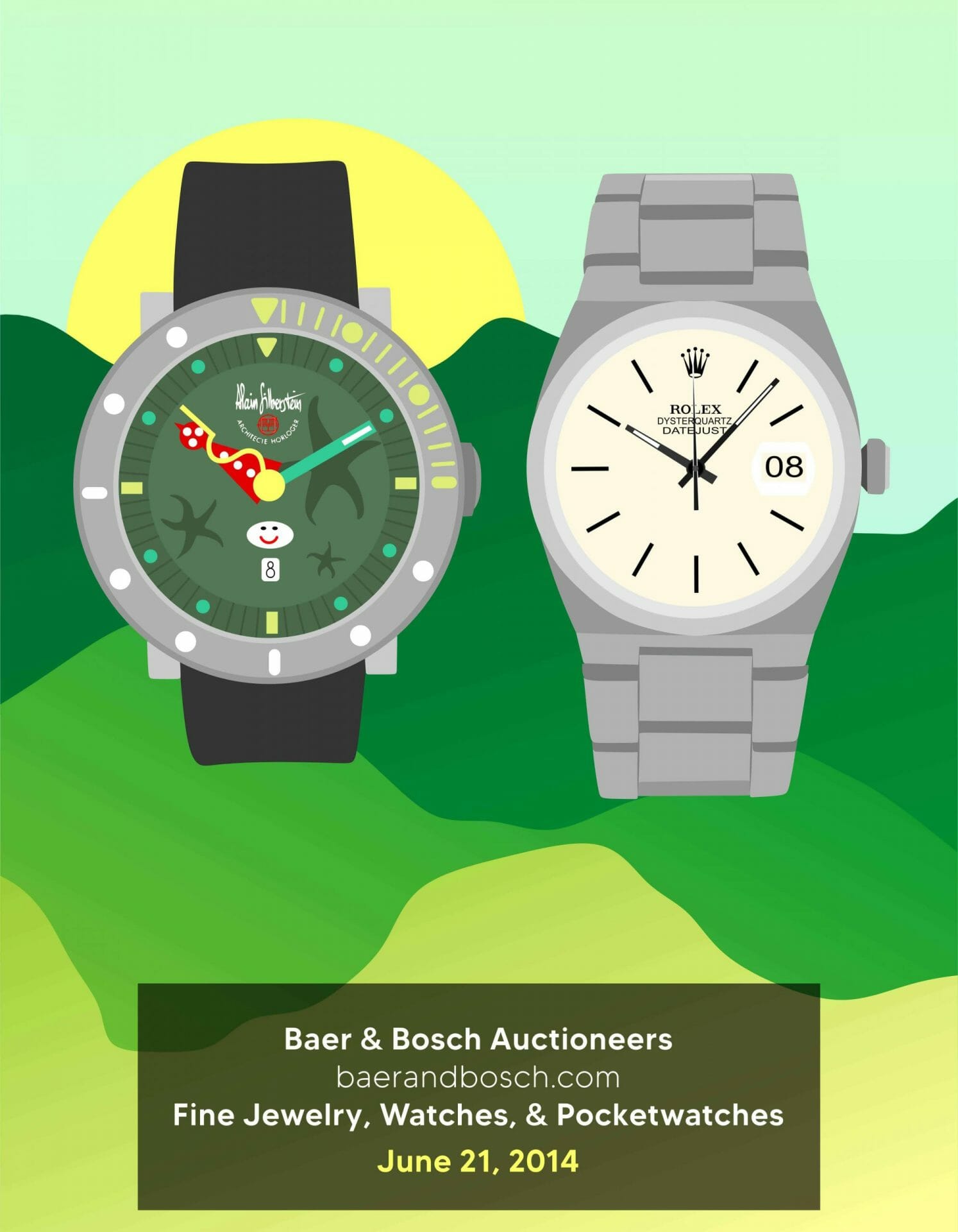 Fine Jewelry, Watches, & Pocketwatches 06.21.14 Baer & Bosch Auctioneers