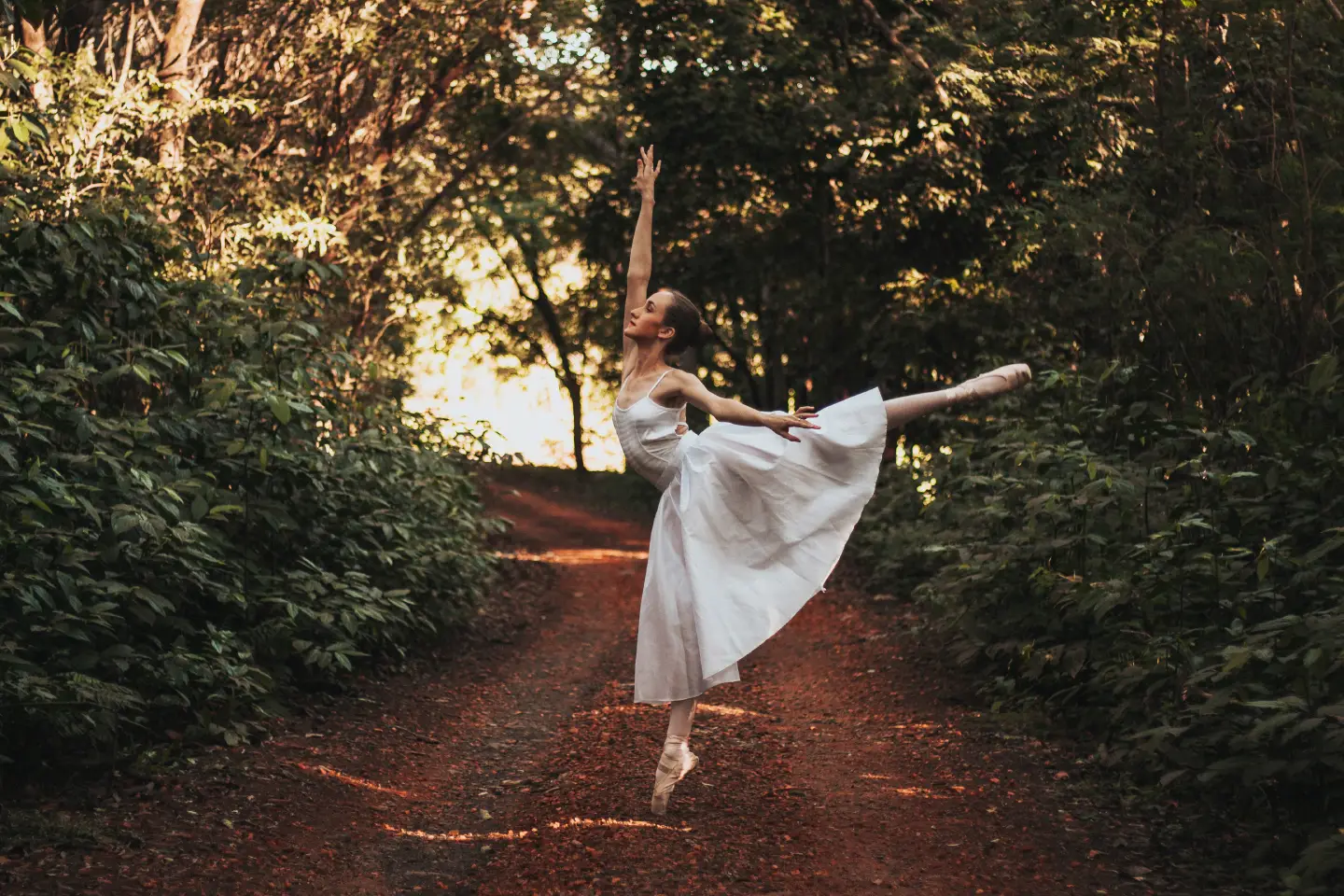 girl-ballet-forest